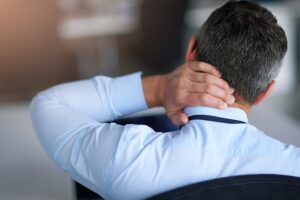 A man with a neck injury after an accident, wondering what he should know.