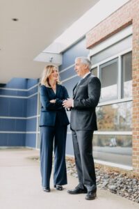 Husband and wife injury lawyers Bob and Lauren Byrne