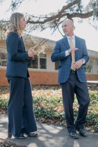 Jonathan Wren and Lauren Byrne